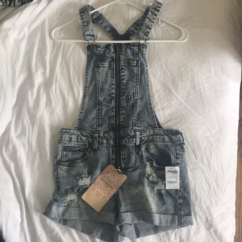 Charolette Russe Denim Romper